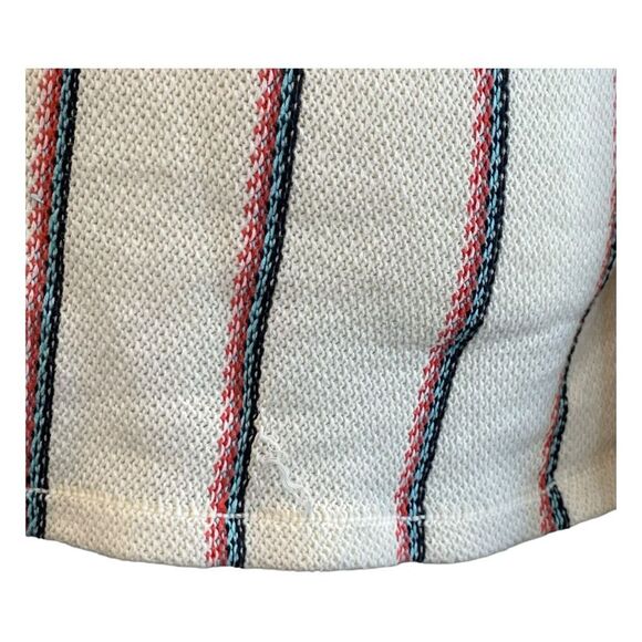 Ron Jon Baja Beach Hoodie Sweater Cream Striped Soft Knit Pullover M - Picture 4 of 8
